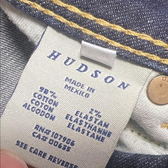 Hudson Jeans Dark Blue Straight Leg Denim women size 26 - Picture 5 of 9